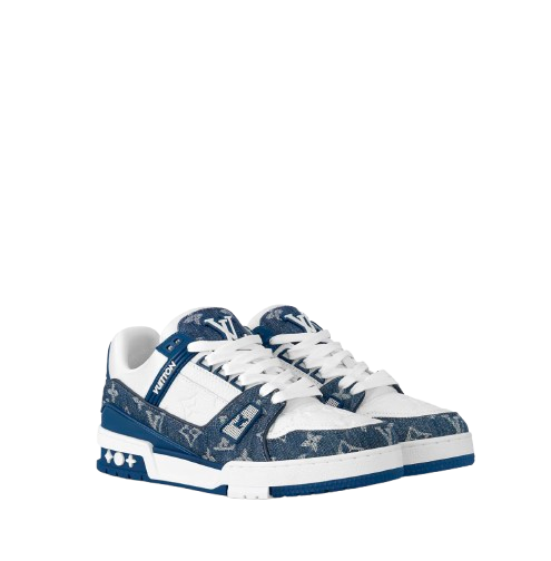 Louis white and bleue