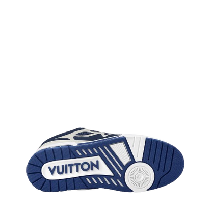 Skate bleu marine/blanc