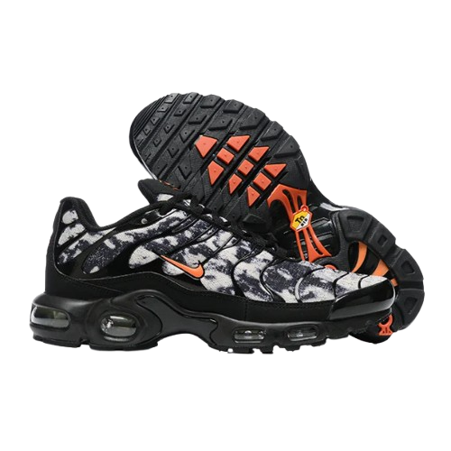 Requin Noir Gris Camo Orange